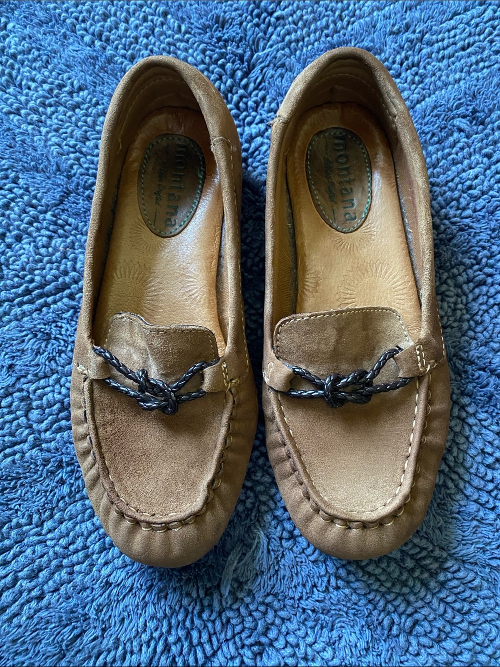 Montana Brown Suede Slip-On Loafers